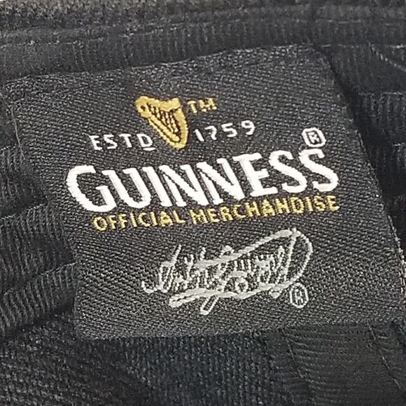 Guinness stout beer Cap Hat Black Ajustable bottle opener - Picture 9 of 9